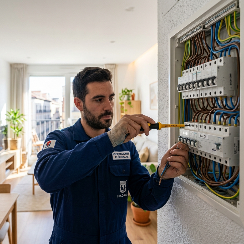 Cuadros Eléctricos electricistas Arganda del Rey Madrid